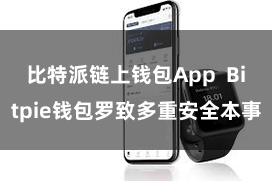 比特派链上钱包App  Bitpie钱包罗致多重安全本事